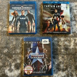 Captain America Blu-Ray Bundle